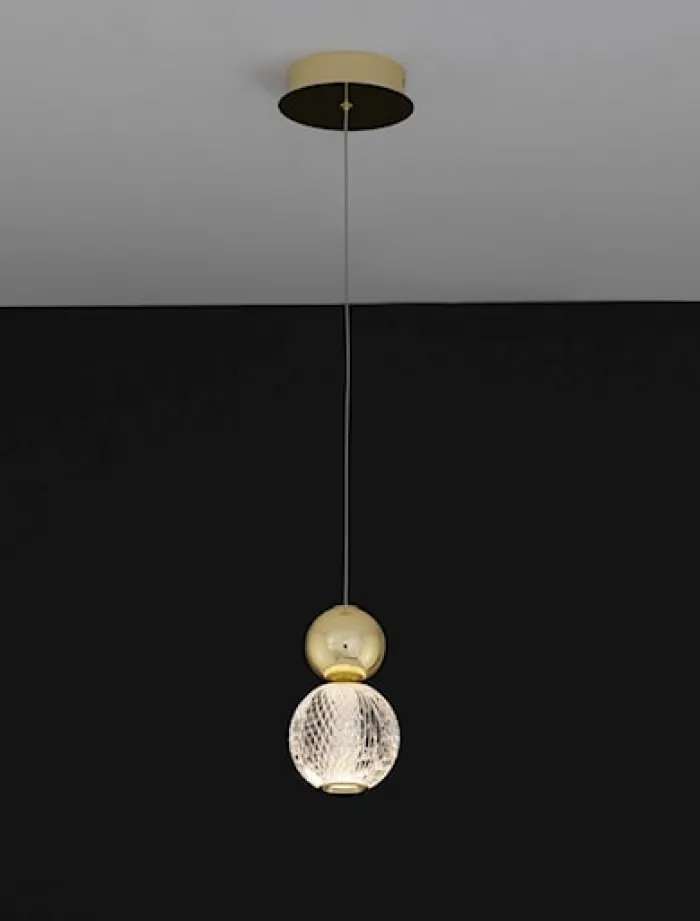 Lampa wisząca Beance LED złota