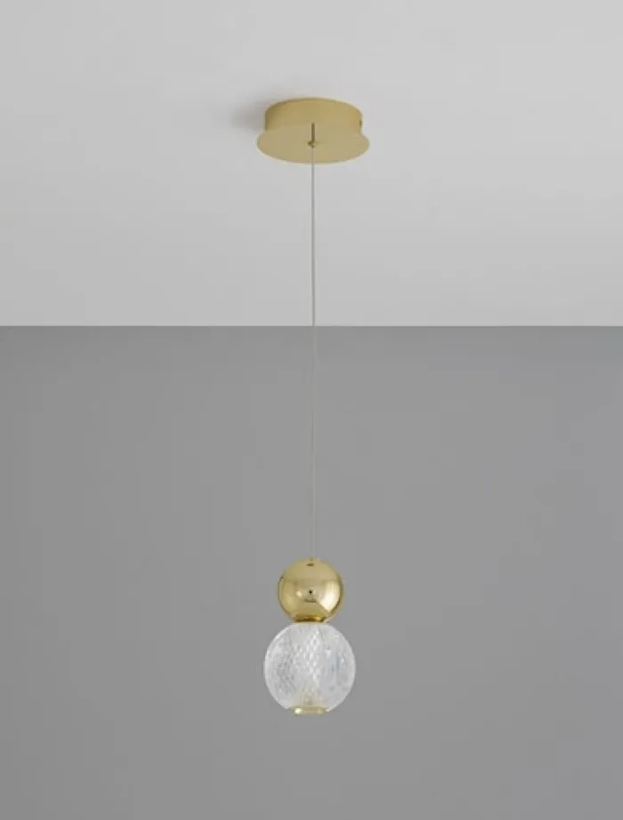 Lampa wisząca Beance LED złota