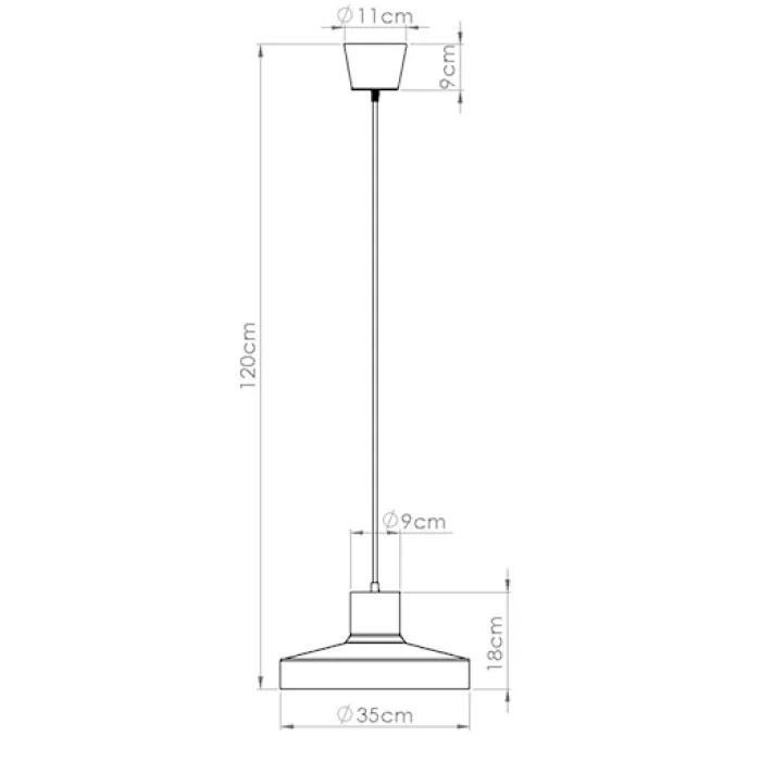 Lampa wisząca Bilo biała