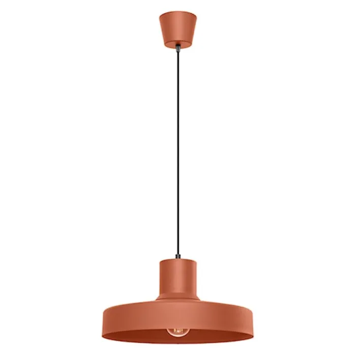Lampa wisząca Bilo ochra czerwona