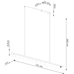 Lampa wisząca Biscuit LED beżowa 4000K