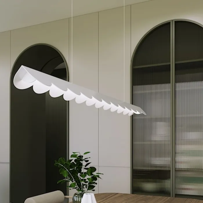 Lampa wisząca Biscuit LED biała 4000K