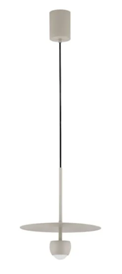 Lampa wisząca Burgens LED beżowa