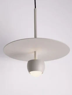 Lampa wisząca Burgens LED beżowa