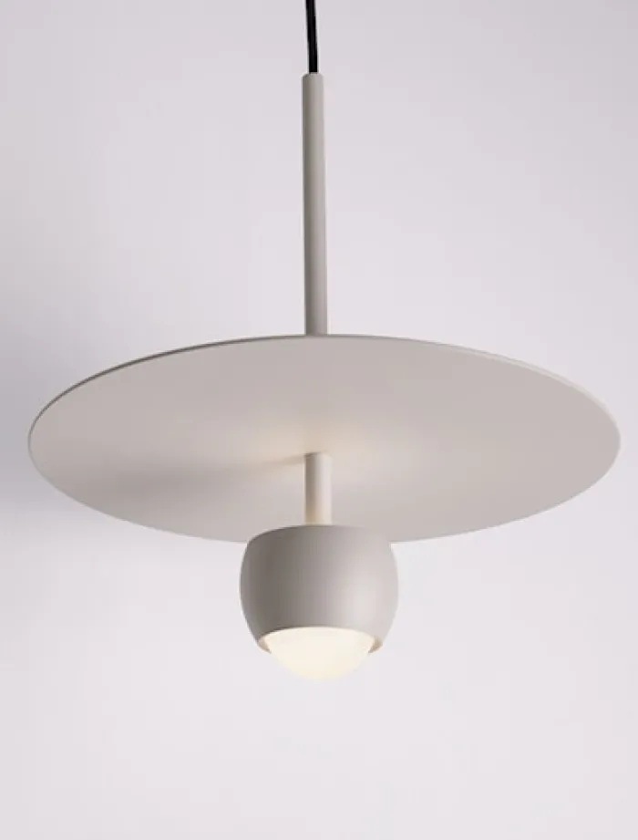Lampa wisząca Burgens LED beżowa