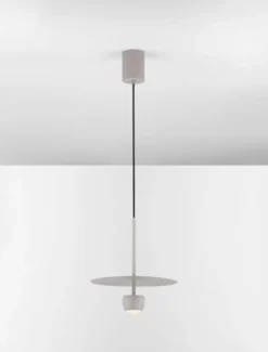 Lampa wisząca Burgens LED beżowa