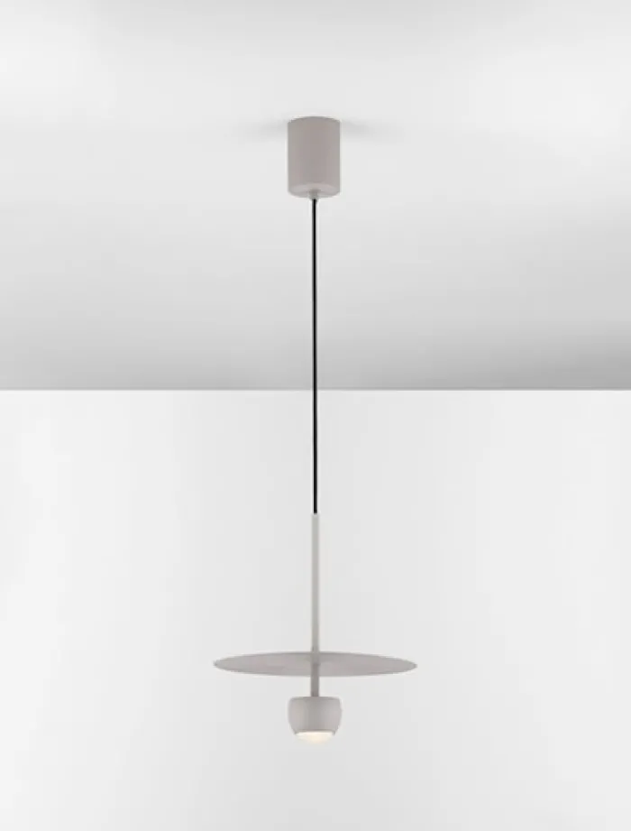 Lampa wisząca Burgens LED beżowa