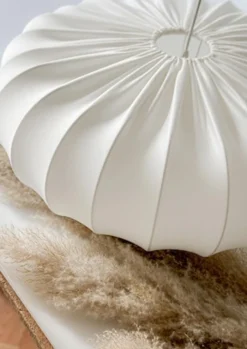 Lampa wisząca Cafee średnica 52 cm latte z czarną podstawą