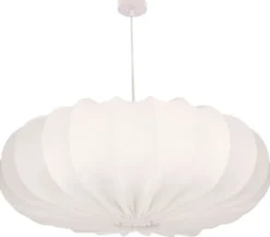 Lampa wisząca Cafee średnica 66 cm latte z białą podstawą