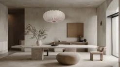 Lampa wisząca Cafee średnica 66 cm frappe z białą podstawą