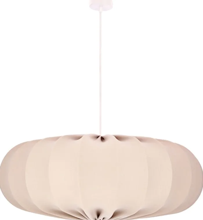 Lampa wisząca Cafee średnica 66 cm frappe z białą podstawą