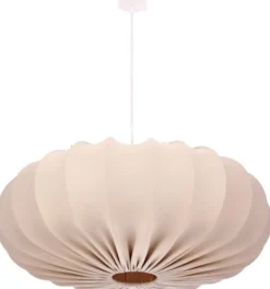 Lampa wisząca Cafee średnica 66 cm frappe z białą podstawą
