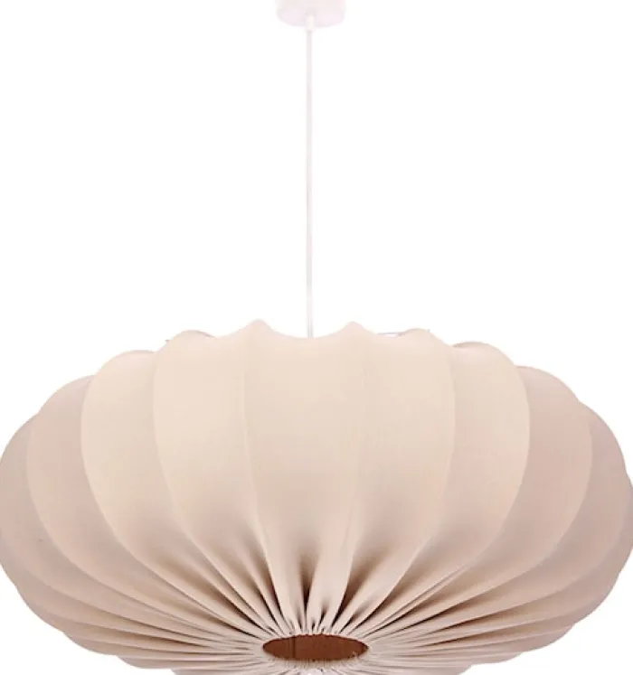 Lampa wisząca Cafee średnica 66 cm frappe z białą podstawą