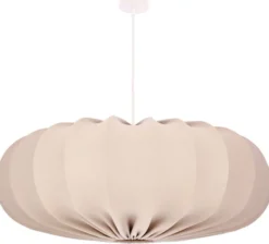 Lampa wisząca Cafee średnica 66 cm frappe z białą podstawą