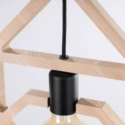 Lampa wisząca Caro drewno bukowe