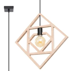 Lampa wisząca Caro drewno bukowe