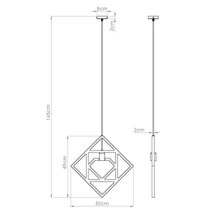 Lampa wisząca Caro drewno bukowe