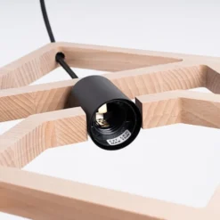 Lampa wisząca Caro drewno bukowe
