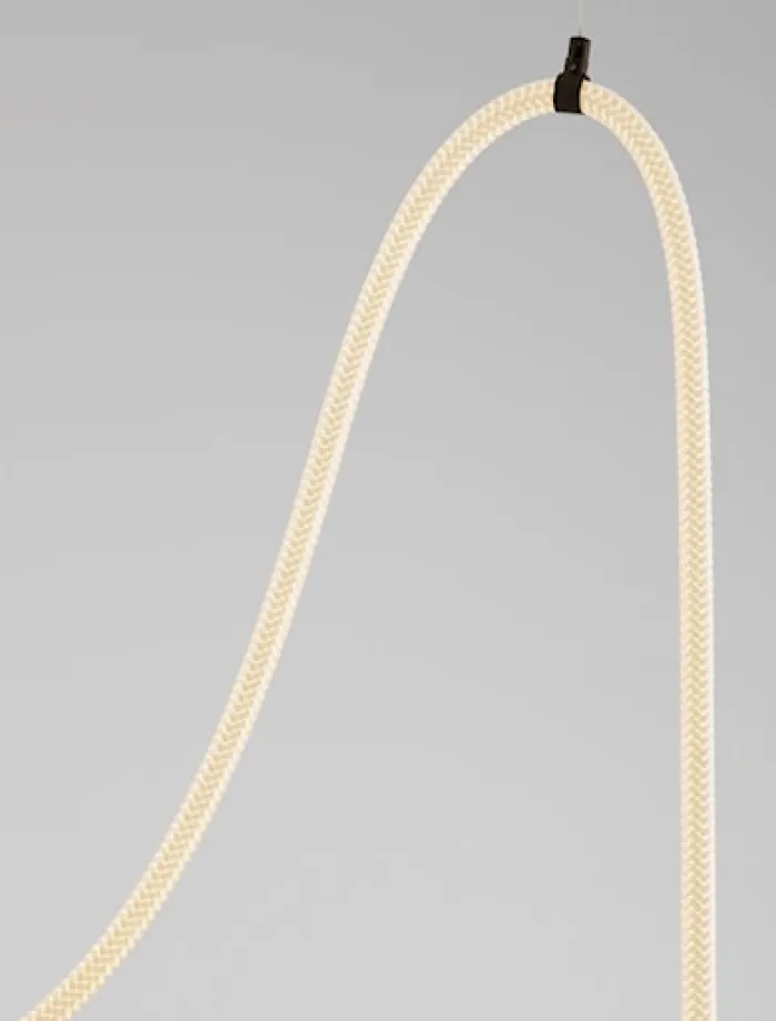 Lampa wisząca Cordity LED czarno-biała