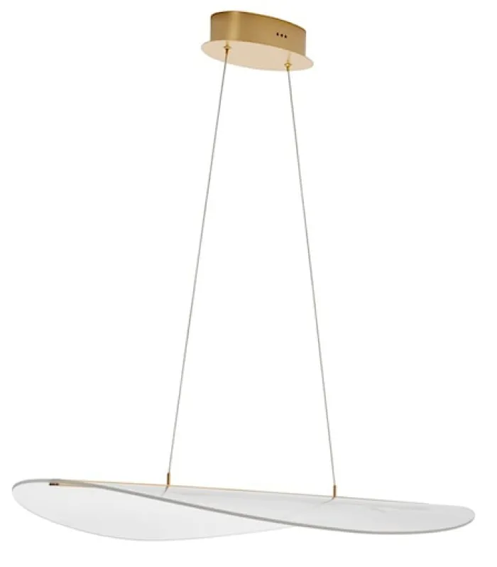Lampa wisząca Domelines LED złota