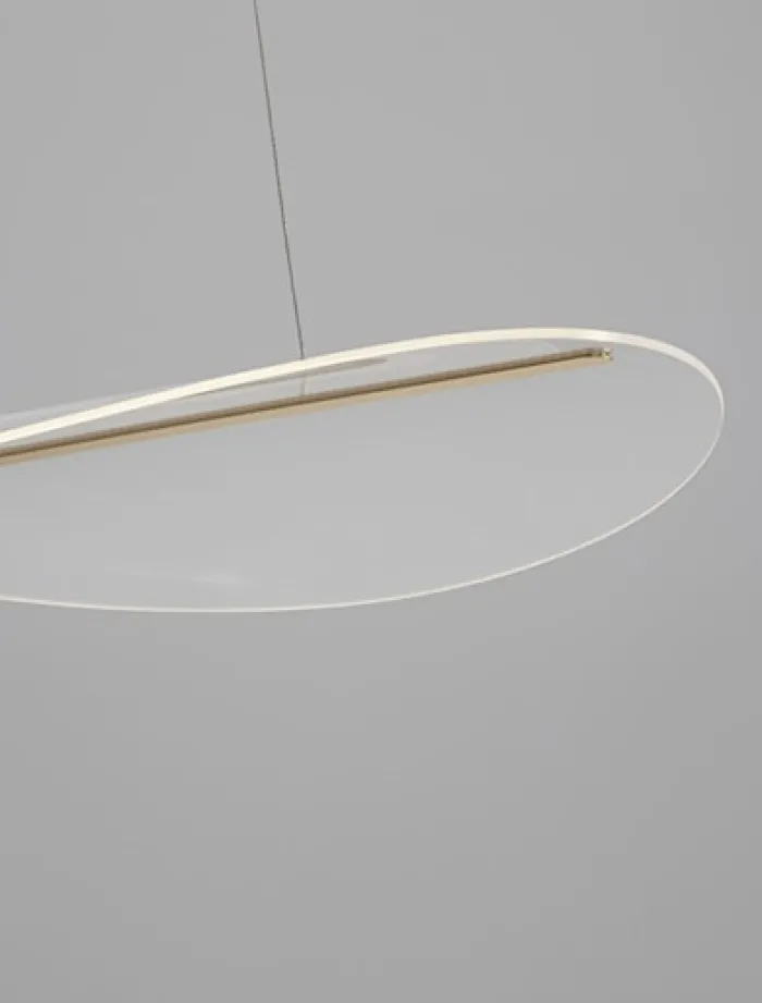 Lampa wisząca Domelines LED złota