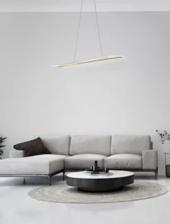 Lampa wisząca Domelines LED złota