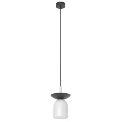 Lampa wisząca Ego czarny/ciepły szary