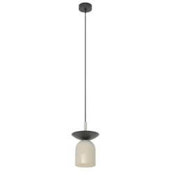 Lampa wisząca Ego czarny/mokka