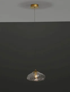 Lampa wisząca Elanke x1 złota