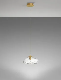 Lampa wisząca Elanke x1 złota