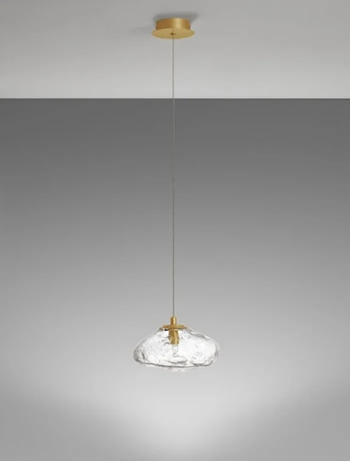 Lampa wisząca Elanke x1 złota