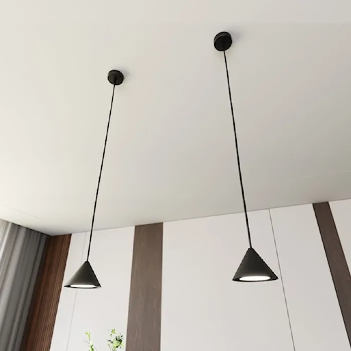 Lampa wisząca Elit czarna x1