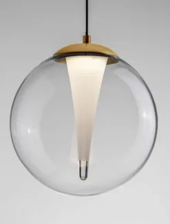 Lampa wisząca Eviline LED x1 złota