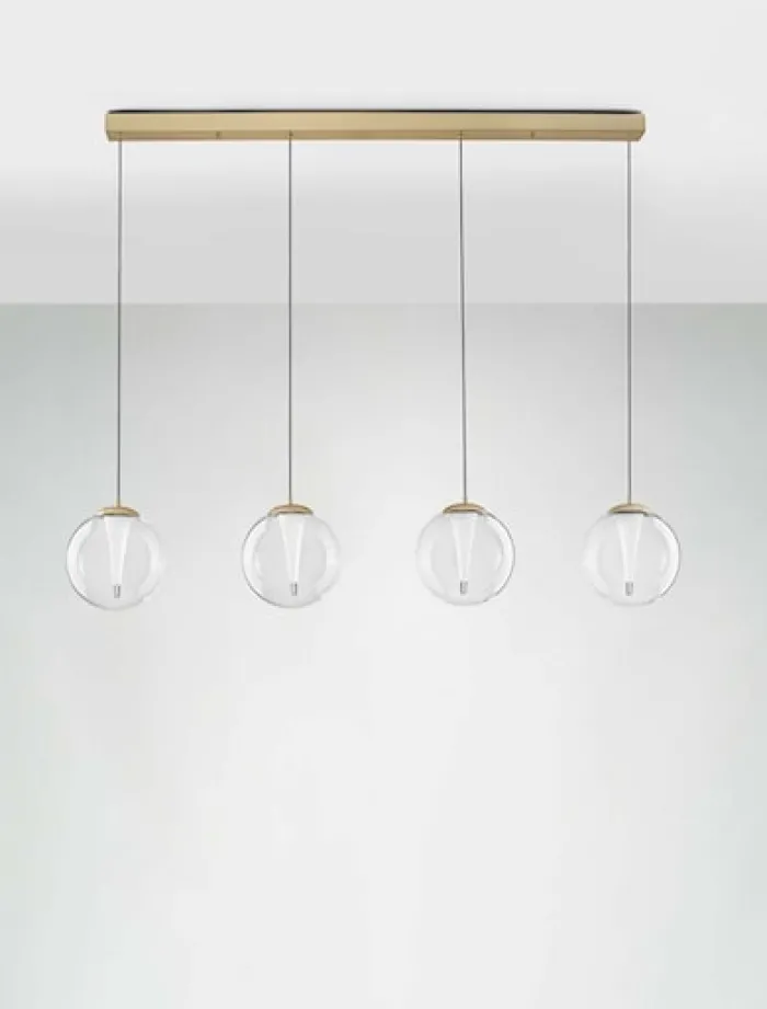 Lampa wisząca Eviline LED x4 złota