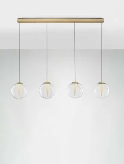 Lampa wisząca Eviline LED x4 złota