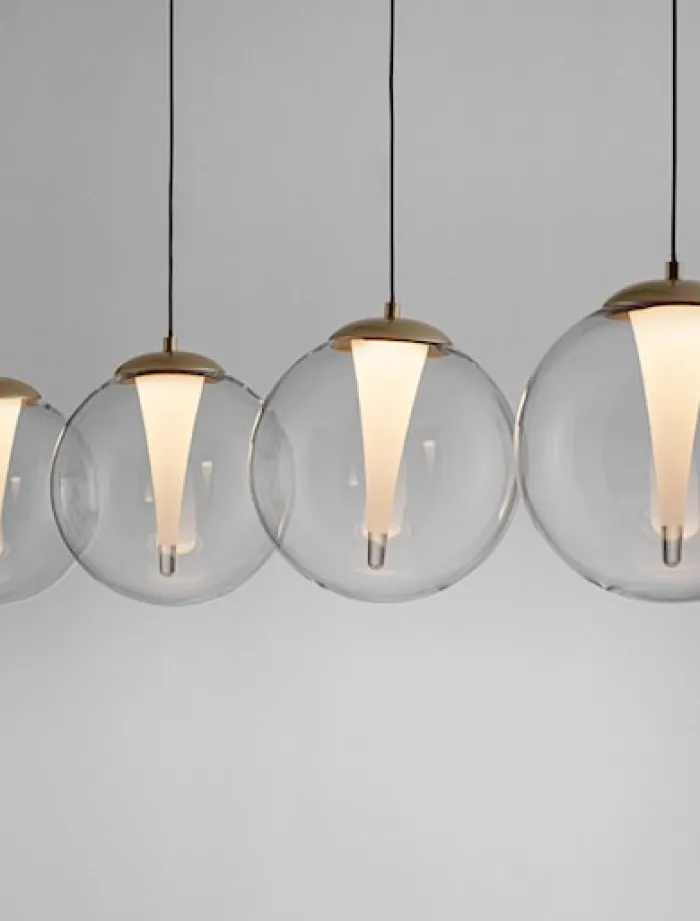 Lampa wisząca Eviline LED x4 złota