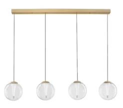 Lampa wisząca Eviline LED x4 złota