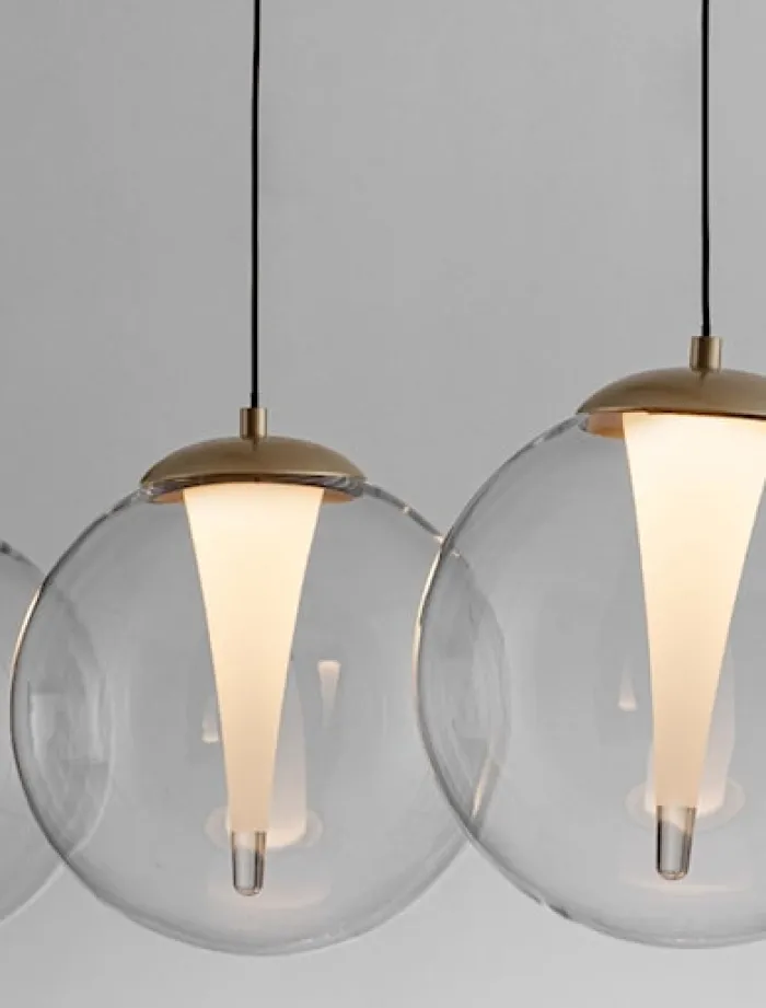 Lampa wisząca Eviline LED x4 złota