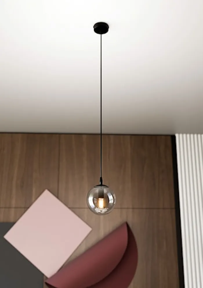 Lampa wisząca Fregene grafitowa