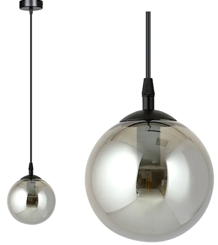 Lampa wisząca Fregene grafitowa