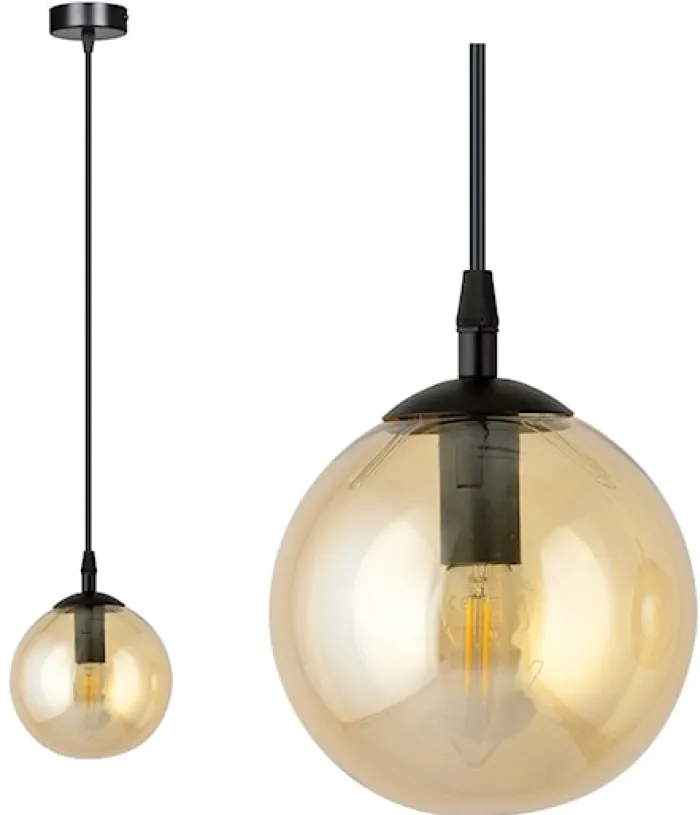 Lampa wisząca Fregene miodowa