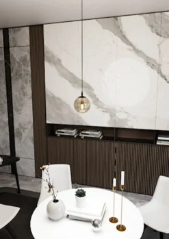 Lampa wisząca Fregene miodowa