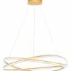 Lampa wisząca Fulanci LED złota