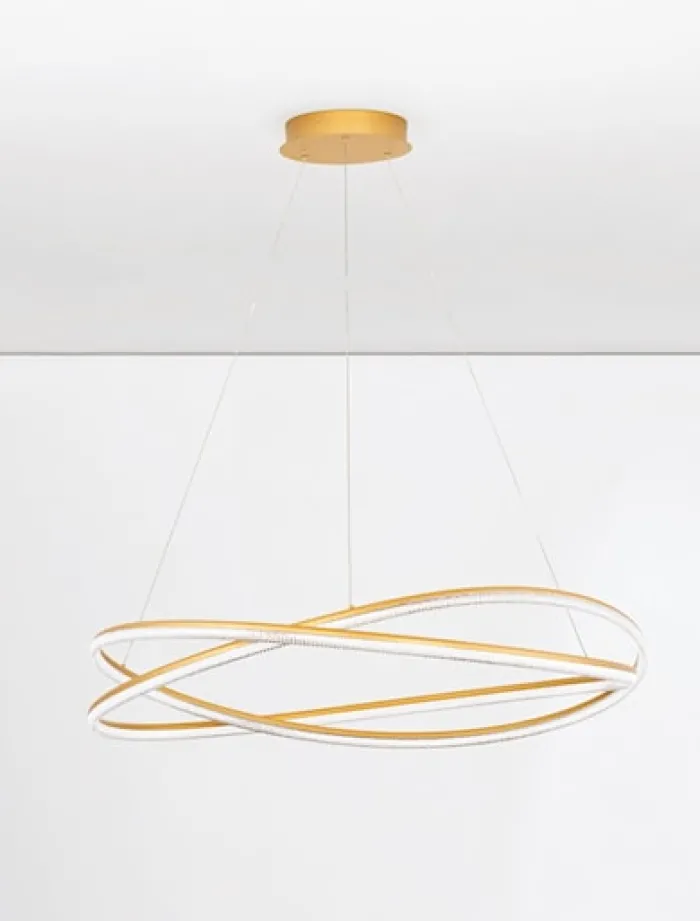 Lampa wisząca Fulanci LED złota