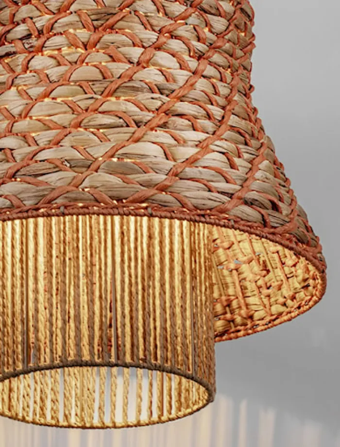 Lampa wisząca Giazze brązowa
