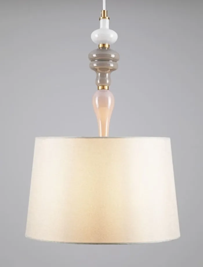 Lampa wisząca Grappine złoto-beżowa