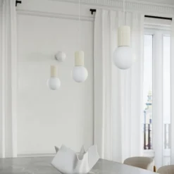Lampa wisząca Halo 1 beżowa