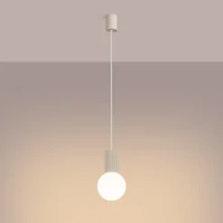 Lampa wisząca Halo 1 beżowa