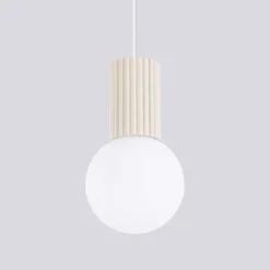 Lampa wisząca Halo 1 beżowa
