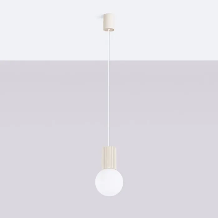 Lampa wisząca Halo 1 beżowa
